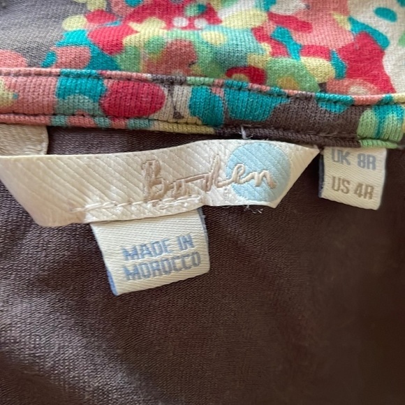 Boden floral twist front dress 4R - Picture 3 of 4